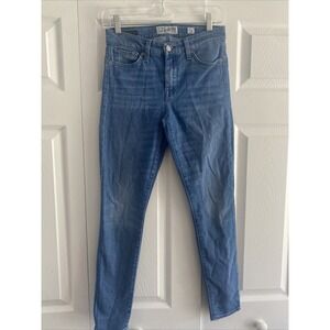 Lucky Brand Women's 26 Ava Skinny Ankle Denim Jeans Candiani Denim Medium Wash